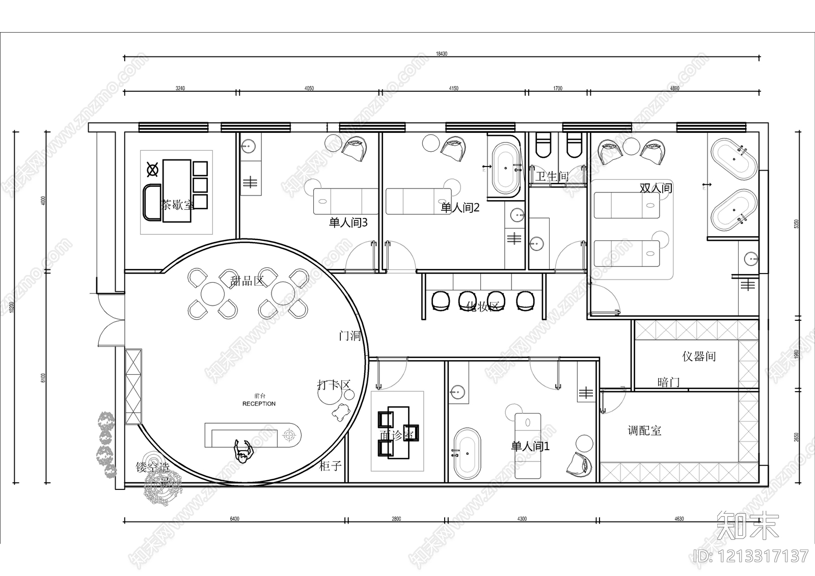 工装平面图施工图下载【ID:1213317137】