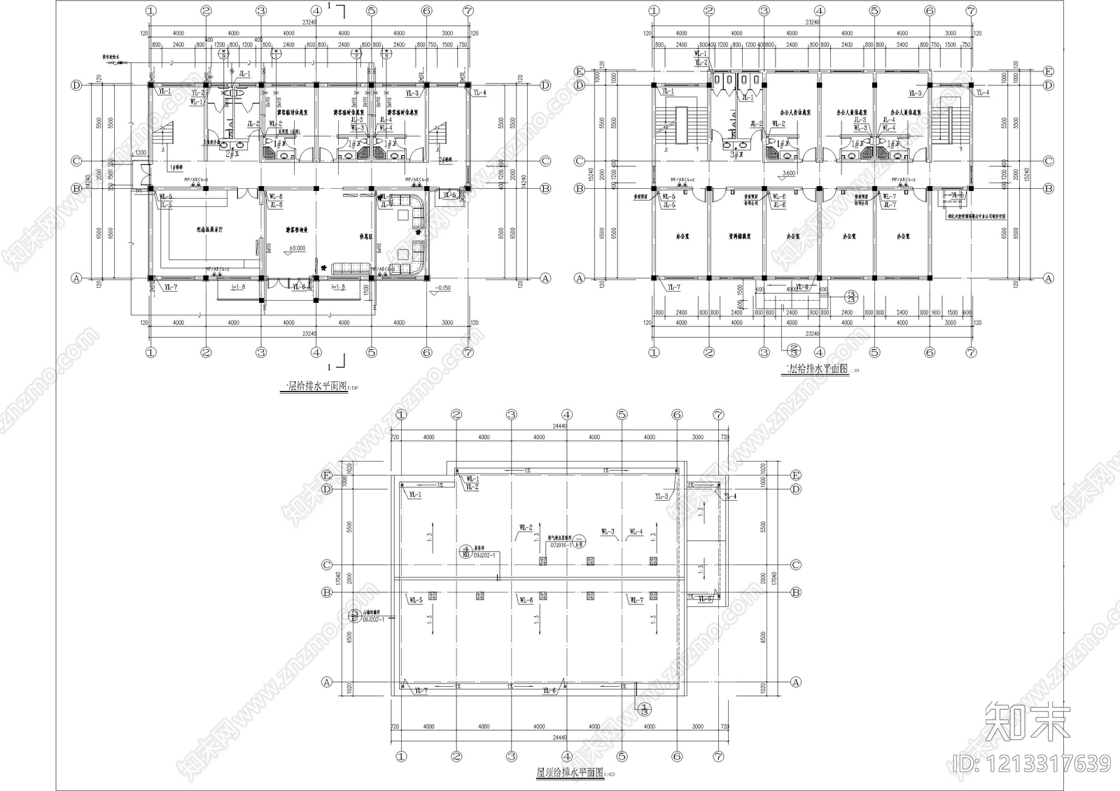 给水系统施工图下载【ID:1213317639】