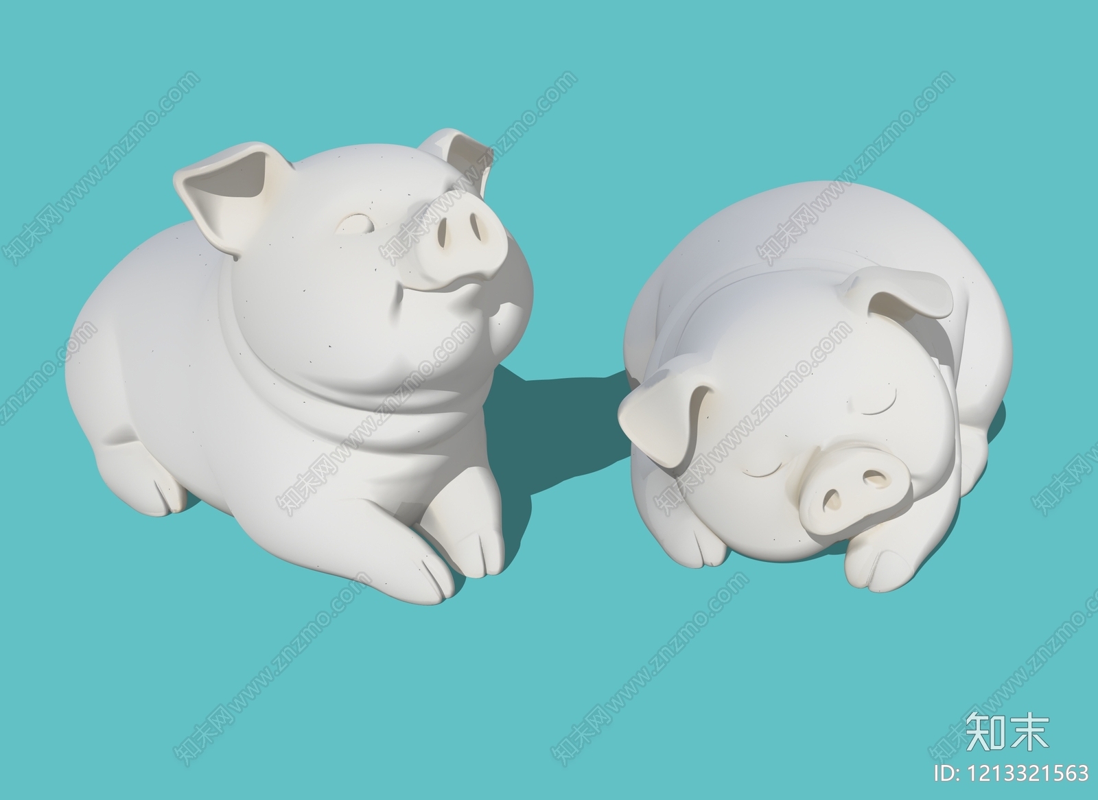 极简家禽动物SU模型下载【ID:1213321563】