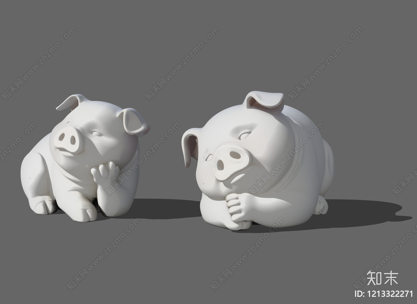 极简家禽动物SU模型下载【ID:1213322271】