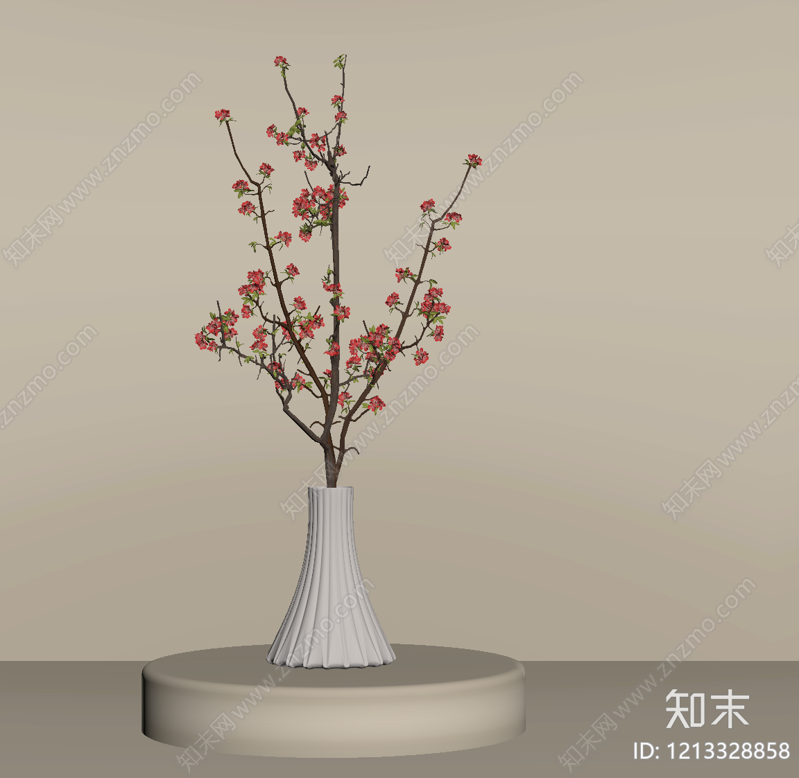 现代花瓶SU模型下载【ID:1213328858】