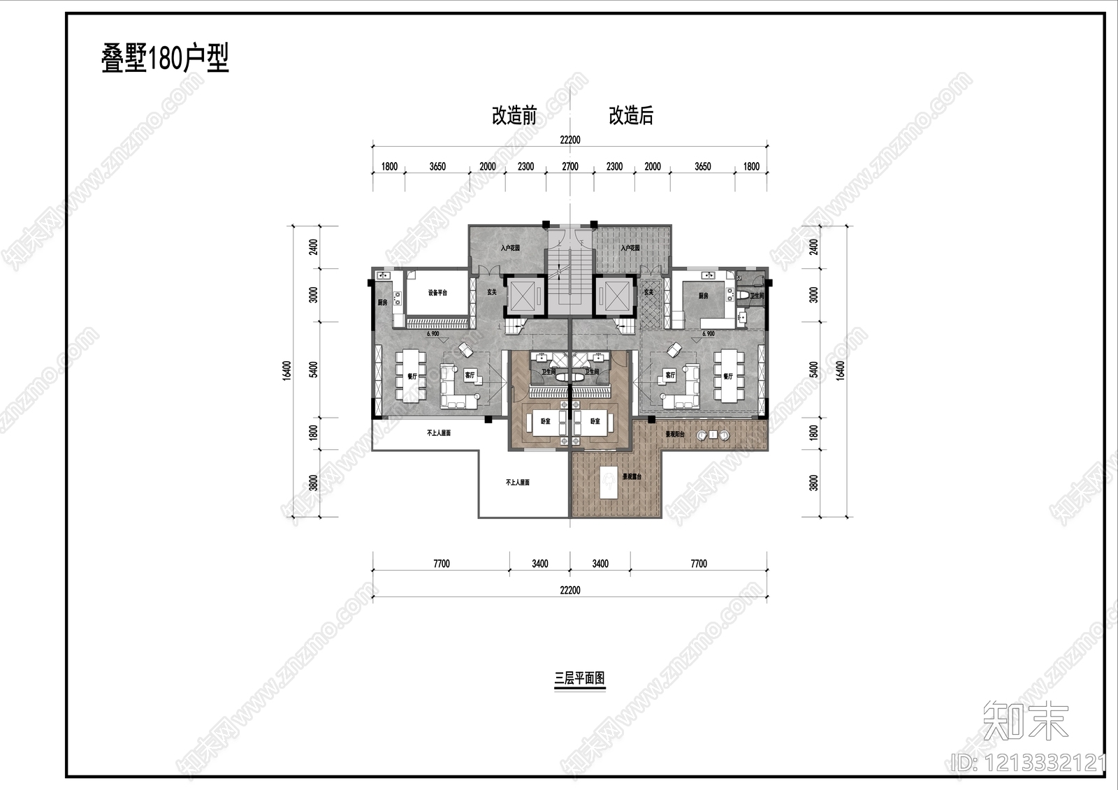 低层住宅cad施工图下载【ID:1213332121】