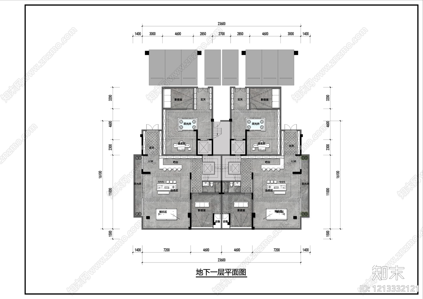 低层住宅cad施工图下载【ID:1213332121】