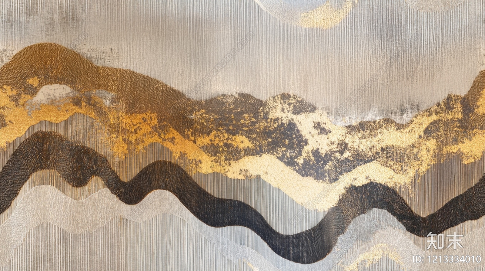 新中式轻奢壁画贴图下载【ID:1213334010】