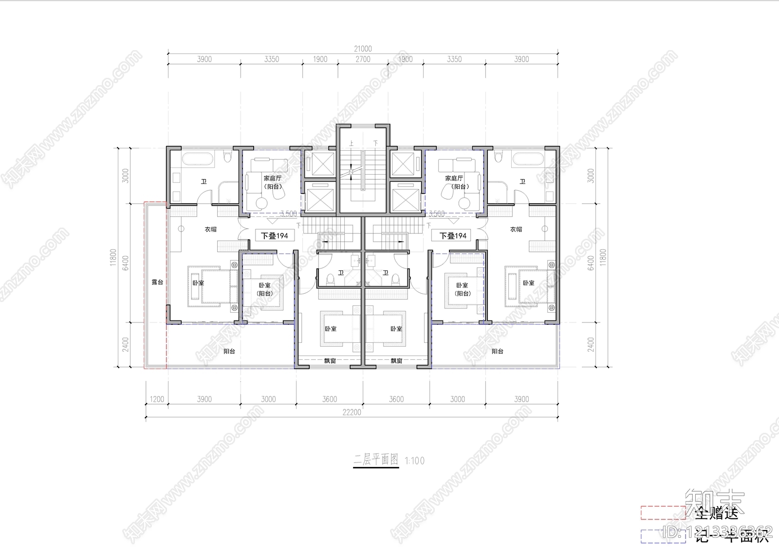 低层住宅cad施工图下载【ID:1213336362】