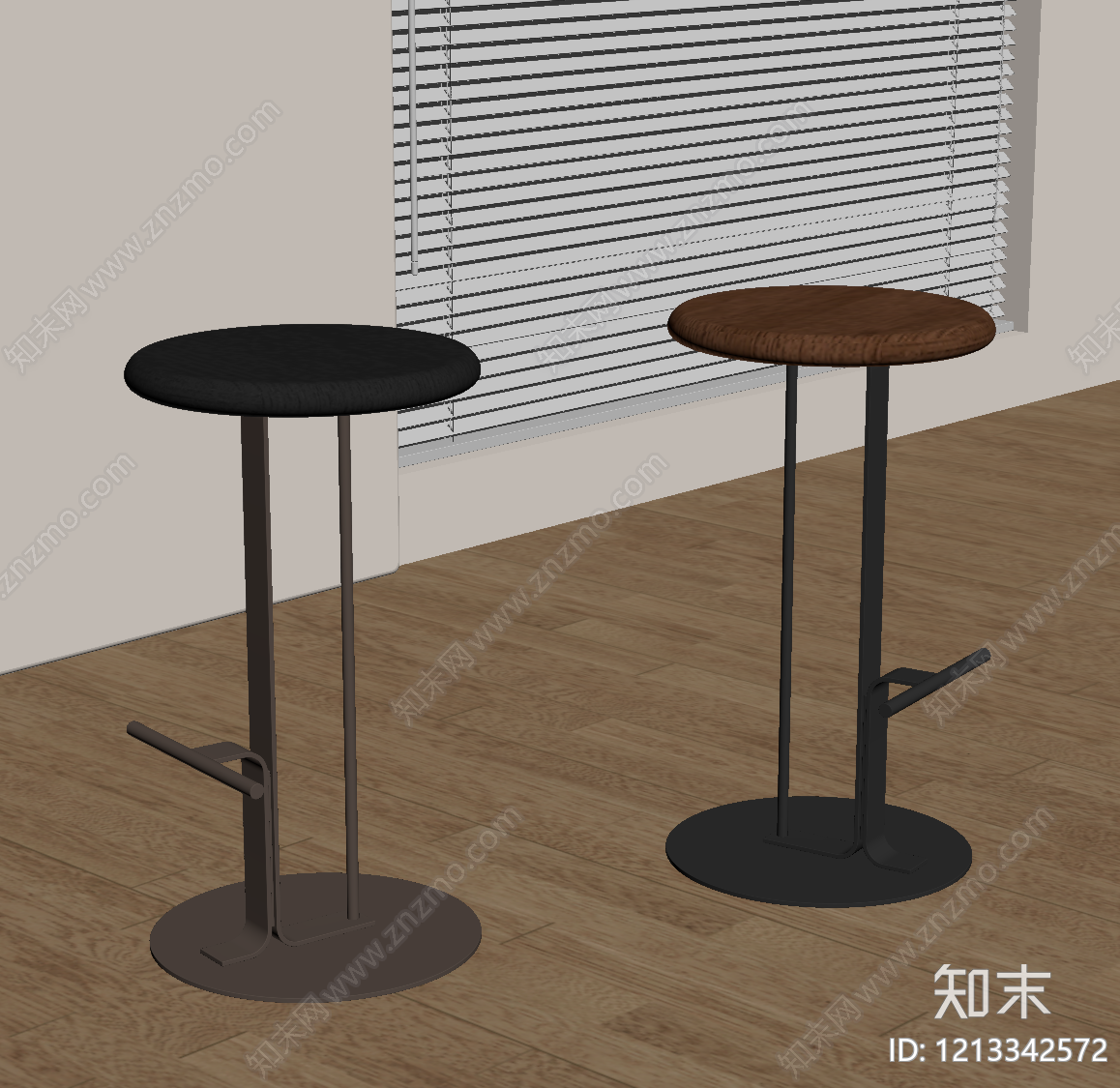 极简吧凳SU模型下载【ID:1213342572】