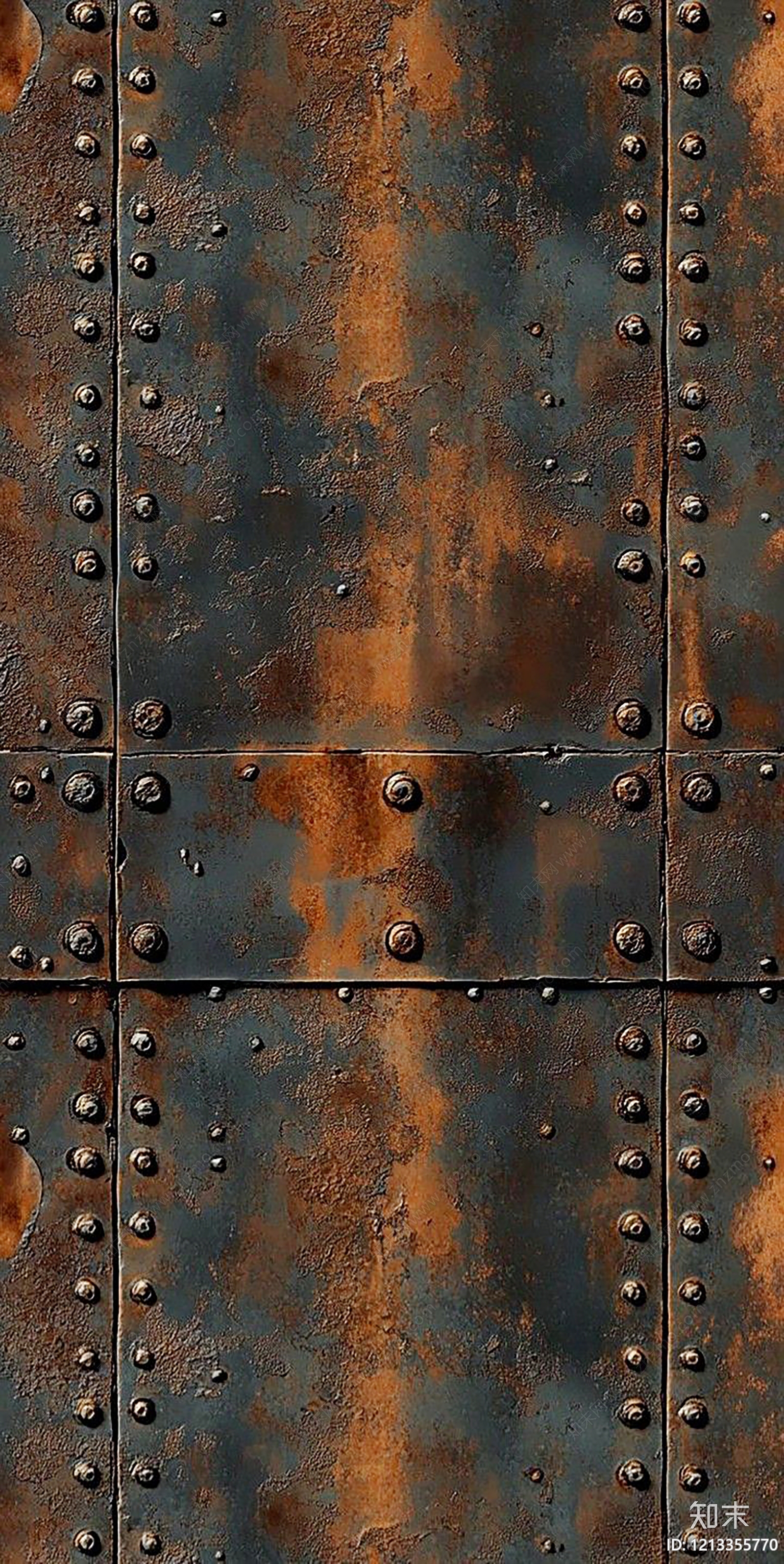 现代美式做旧金属贴图下载【ID:1213355770】