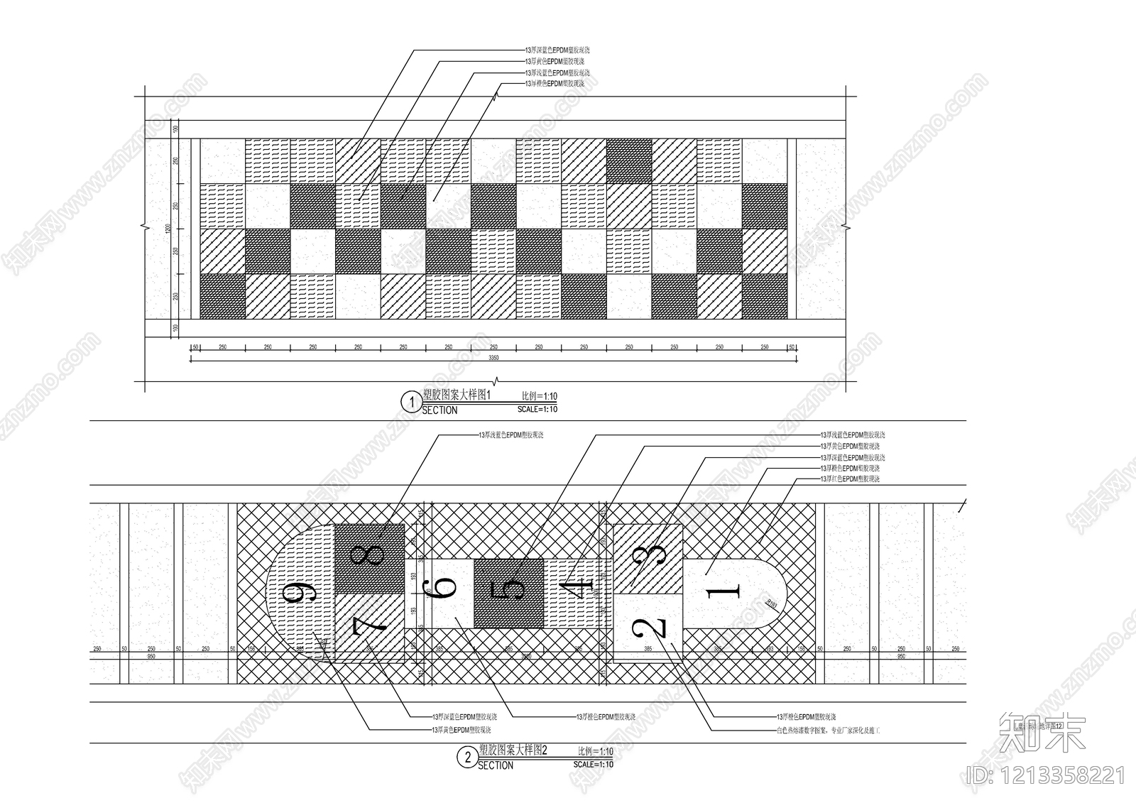 儿童公园cad施工图下载【ID:1213358221】