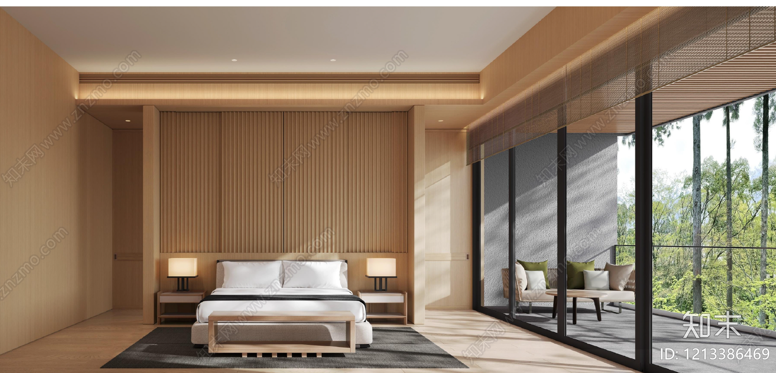 简约原木大平层下载【ID:1213386469】