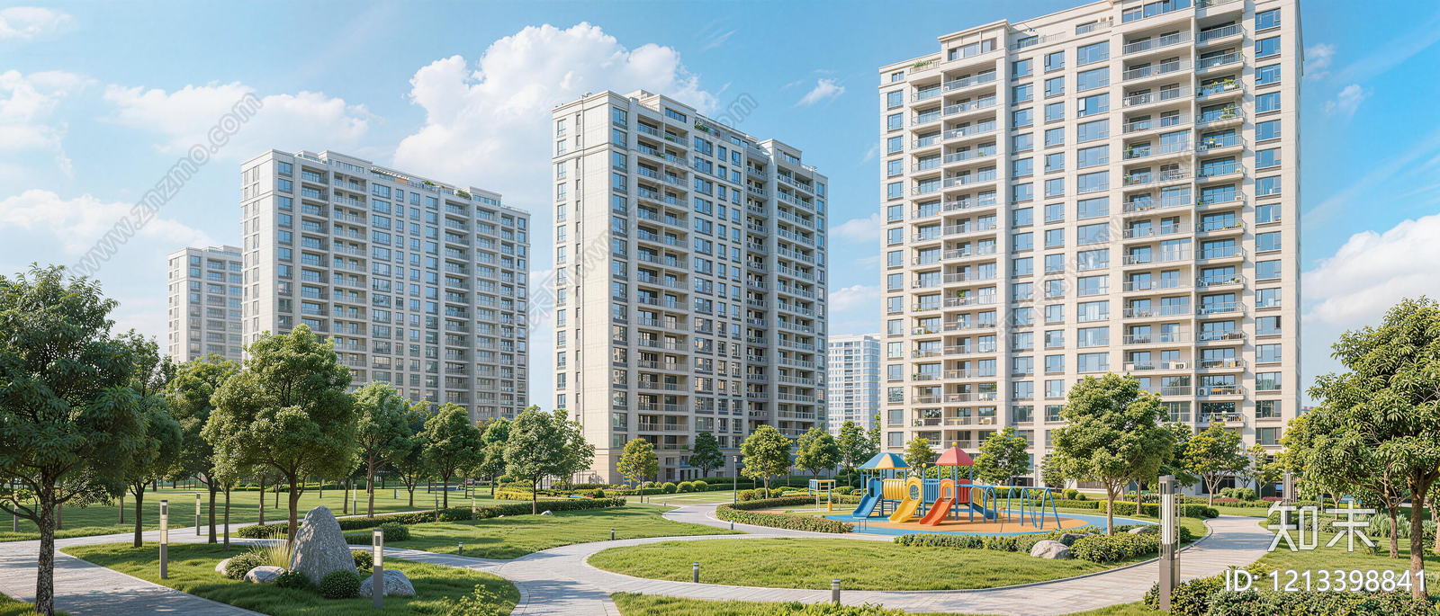 现代城市HDR贴图下载【ID:1213398841】