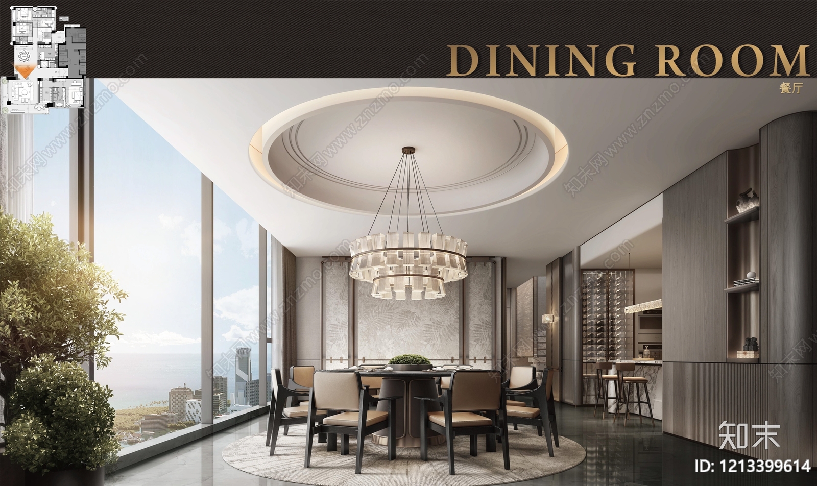 现代轻奢样板间下载【ID:1213399614】