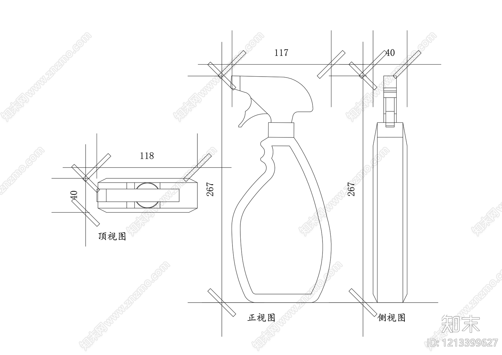 现代卫浴设施cad施工图下载【ID:1213399627】