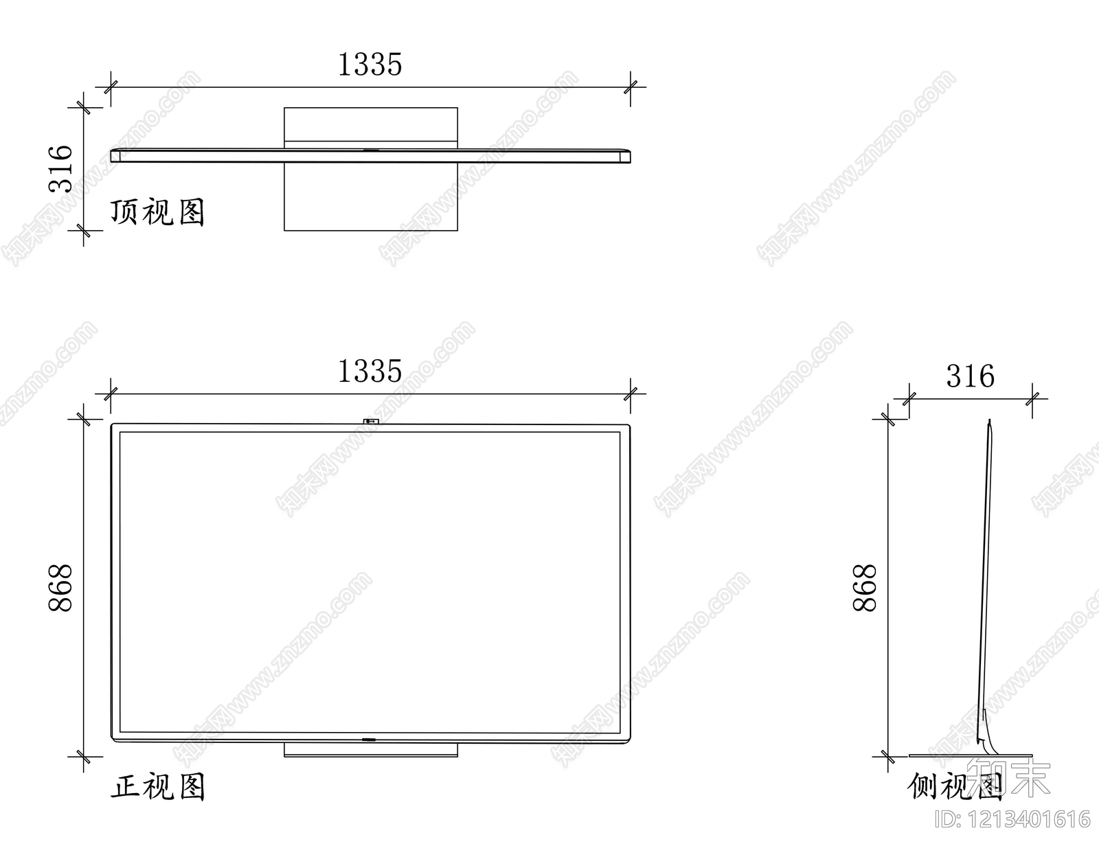 电器三视图施工图下载【ID:1213401616】