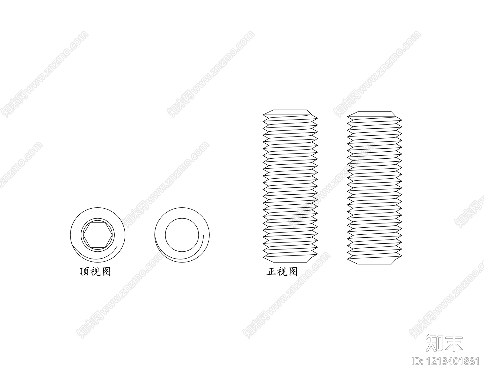 现代五金管件cad施工图下载【ID:1213401881】
