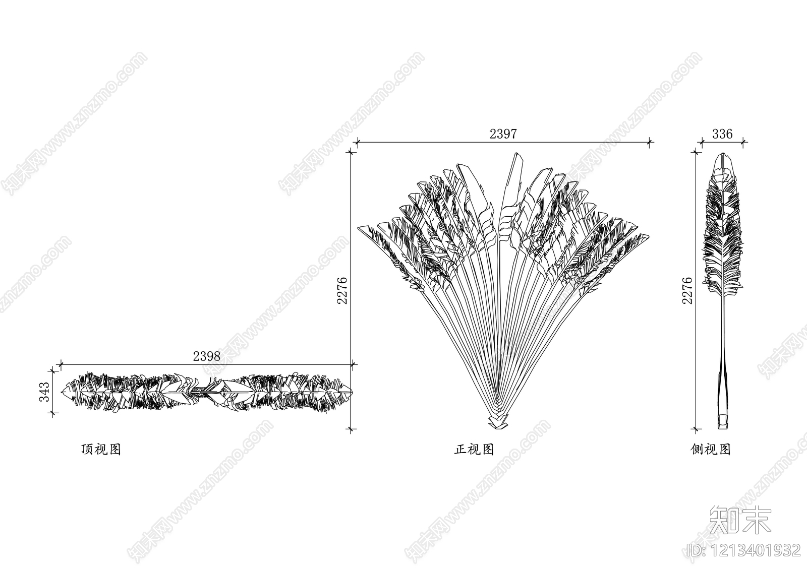 现代综合植物图库施工图下载【ID:1213401932】