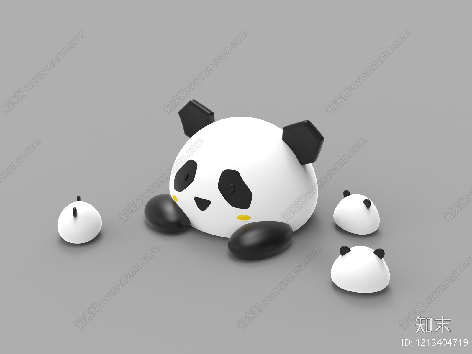 极简主义虚拟人物SU模型下载【ID:1213404719】