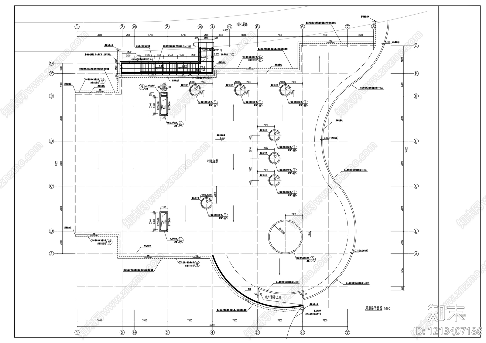 现代其他公共建筑cad施工图下载【ID:1213407186】