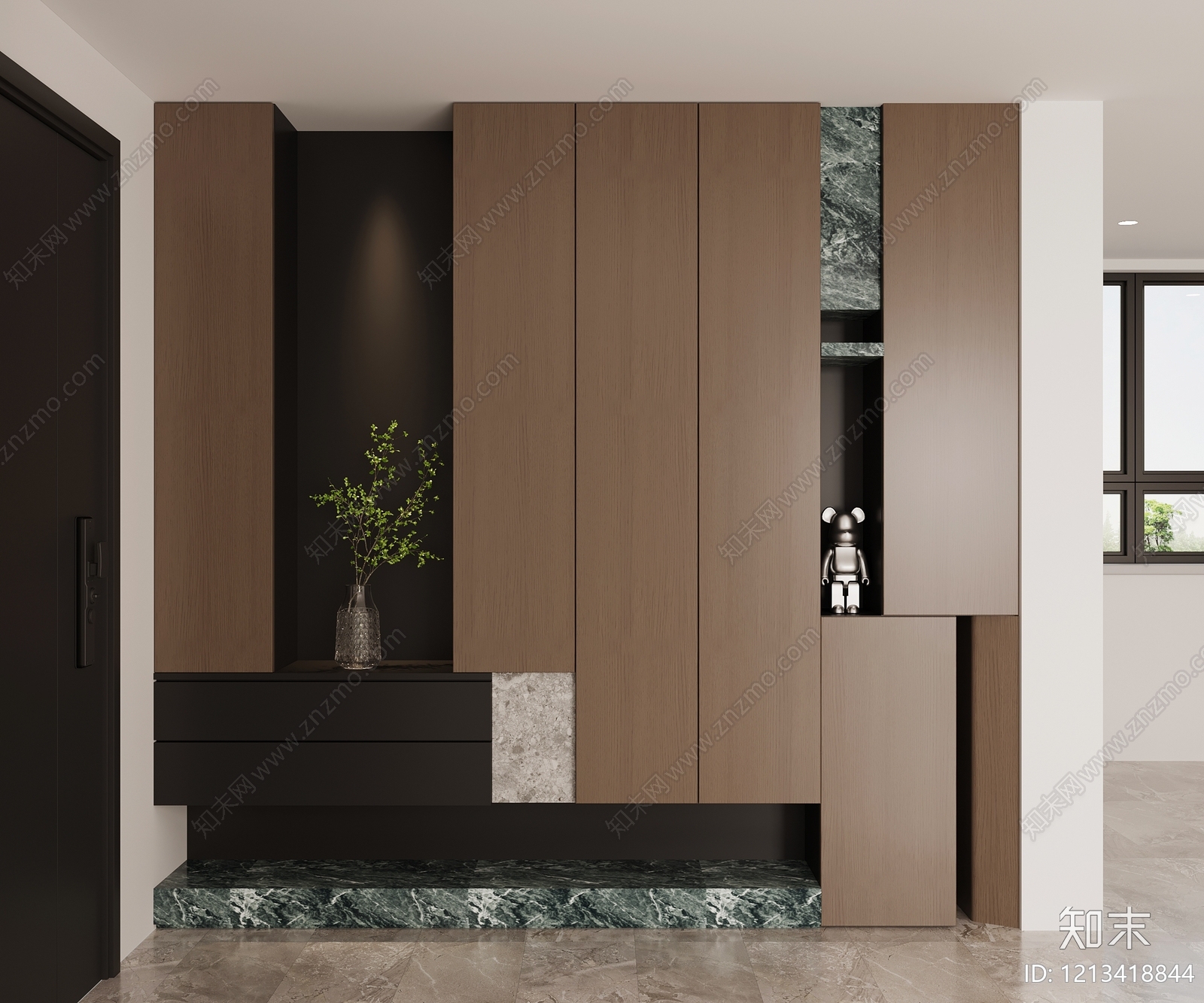 现代简约玄关3D模型下载【ID:1213418844】