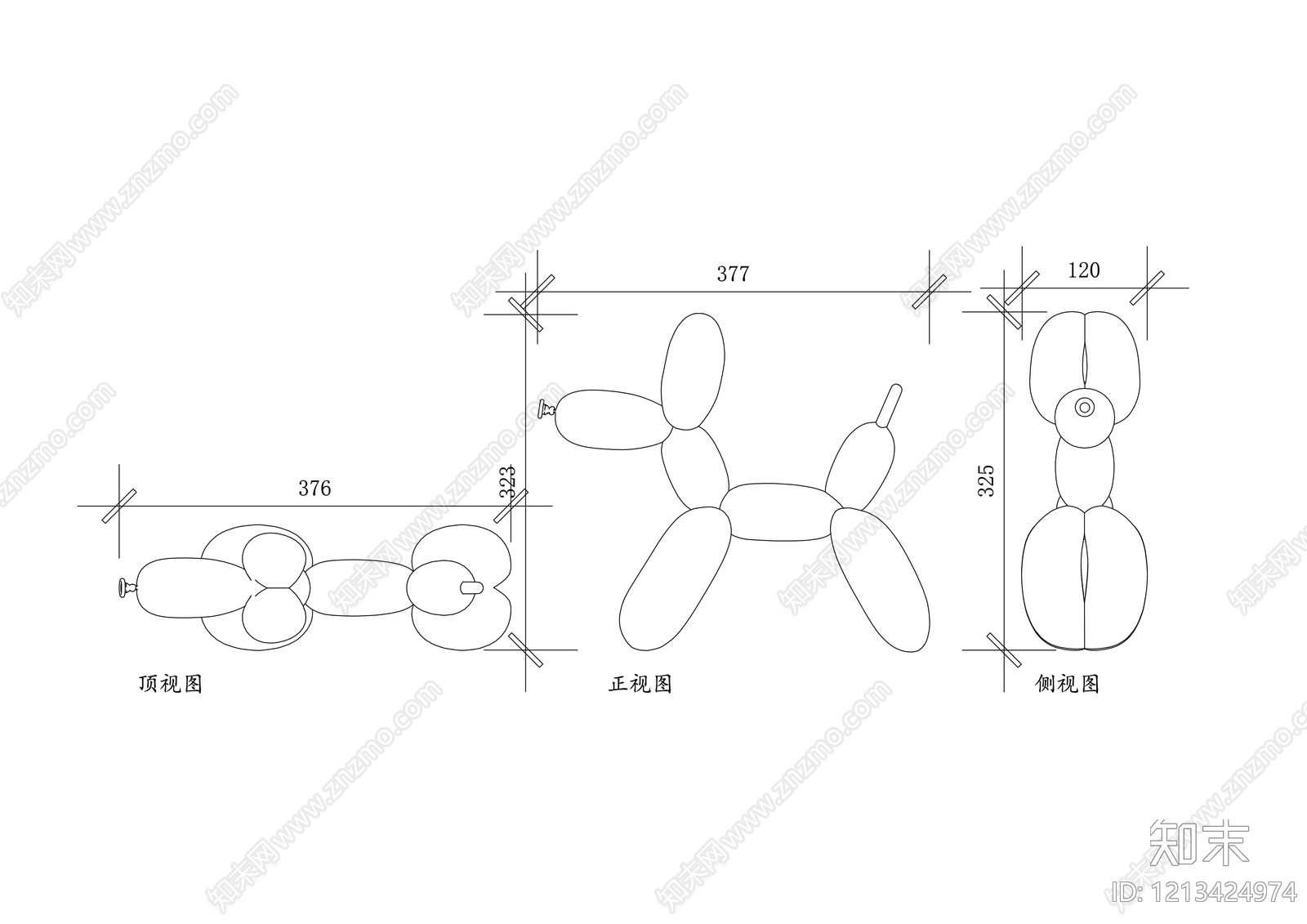现代综合软装摆件图库施工图下载【ID:1213424974】