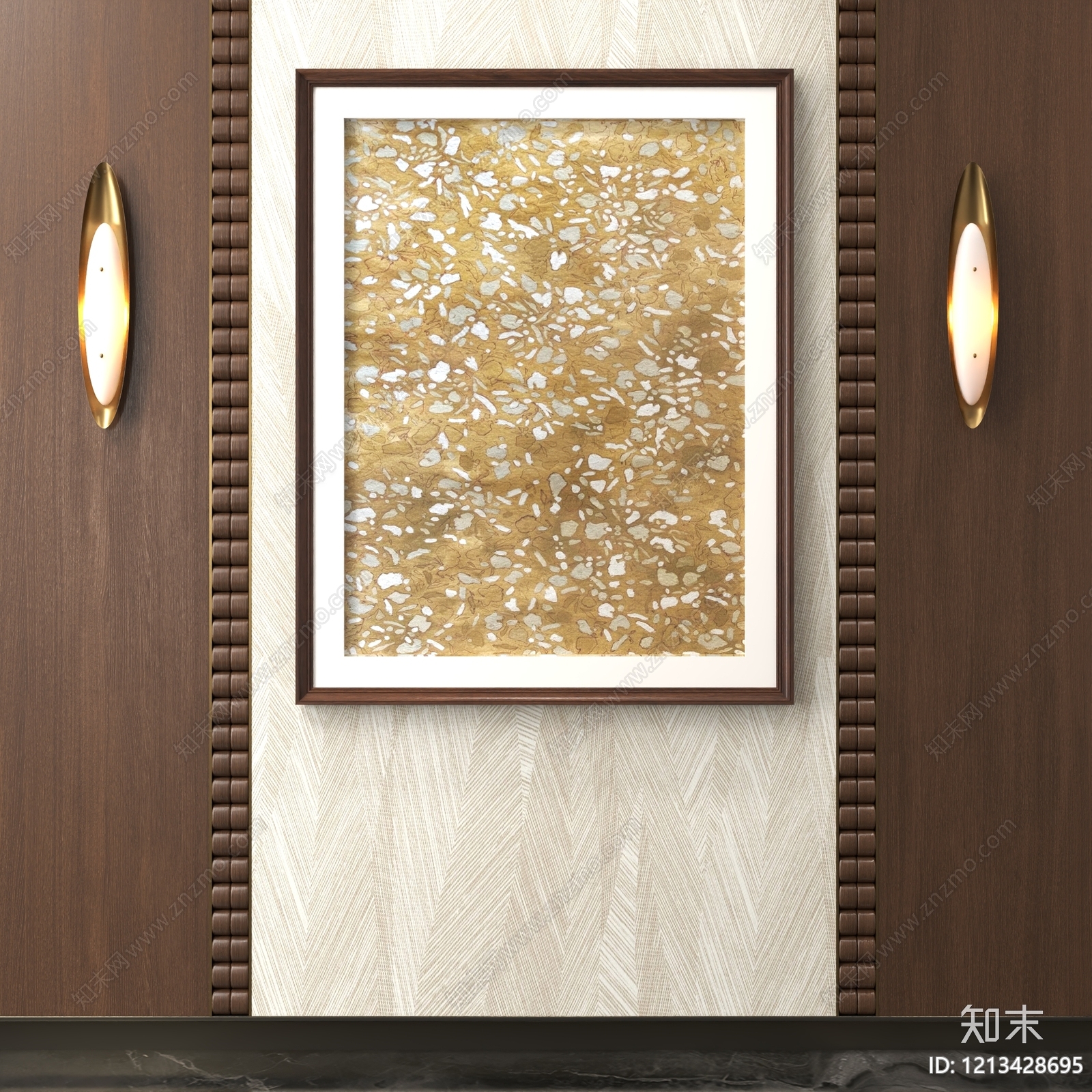 轻奢玄关3D模型下载【ID:1213428695】