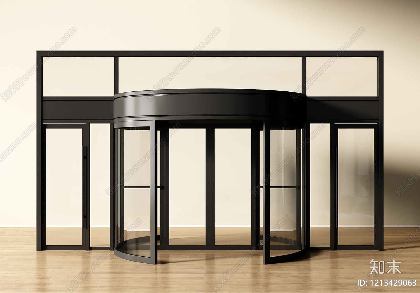 极简主义旋转门3D模型下载【ID:1213429063】