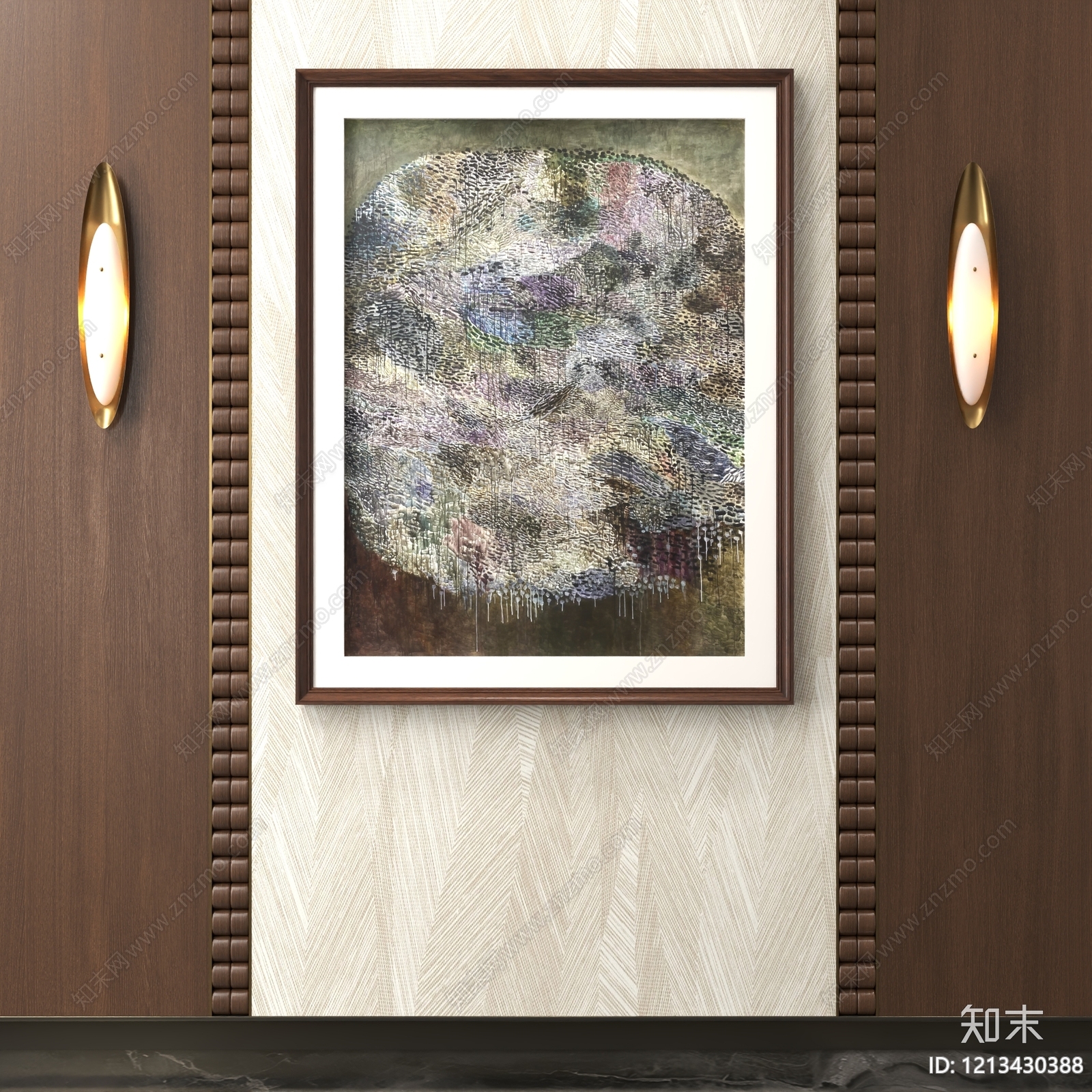 现代轻奢玄关3D模型下载【ID:1213430388】