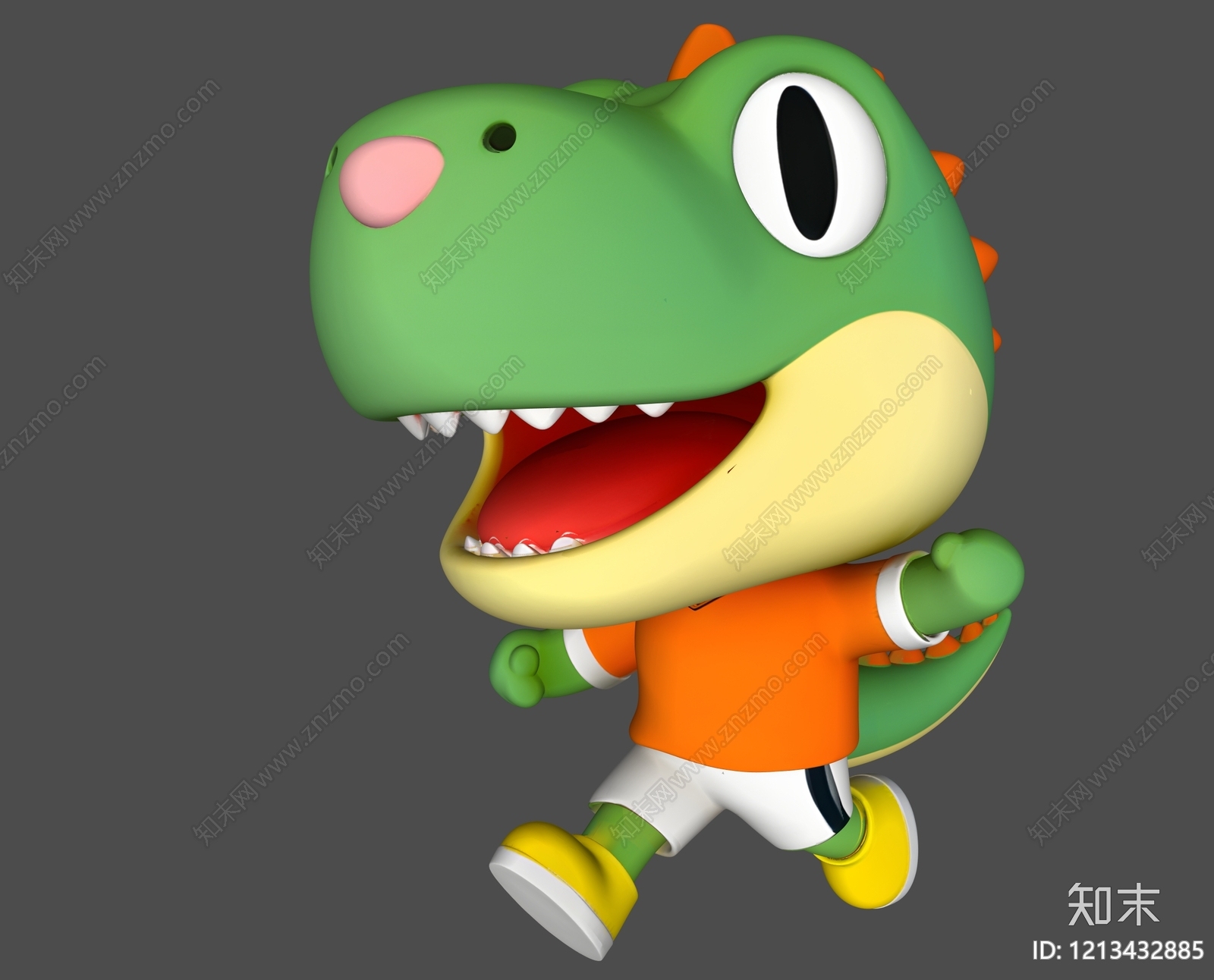 卡通3D风格虚拟人物SU模型下载【ID:1213432885】