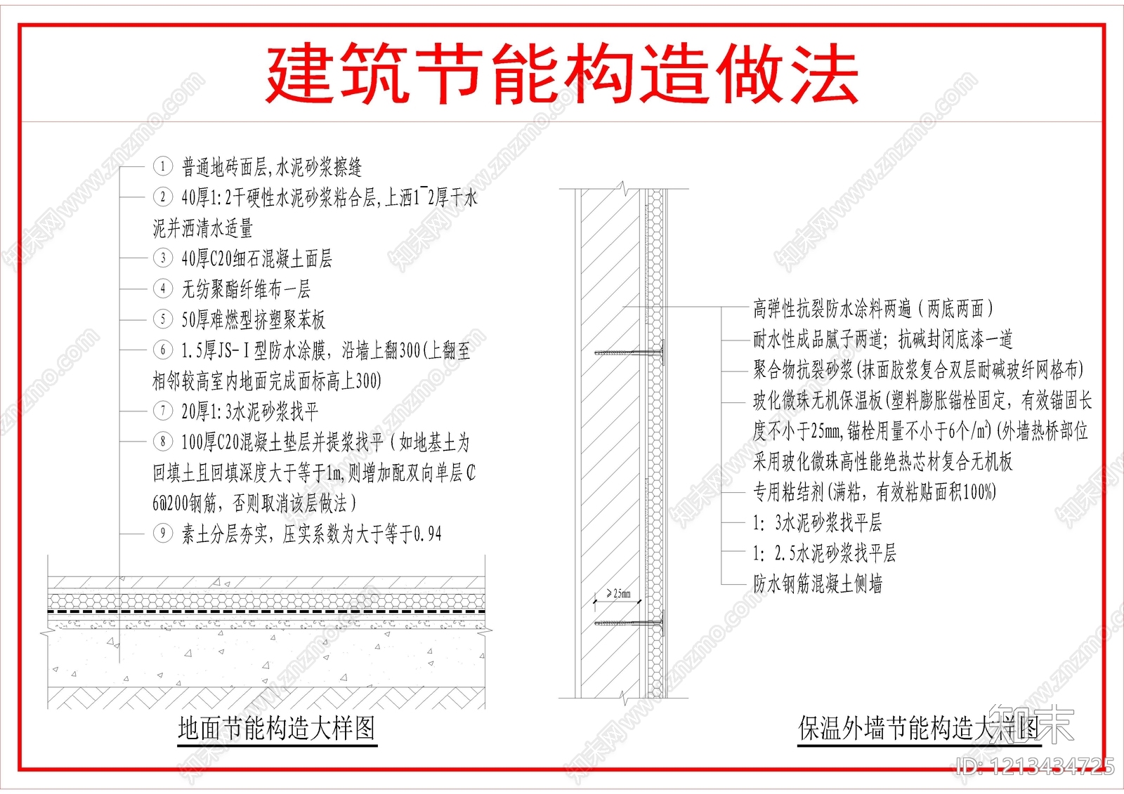 建筑综合节点cad施工图下载【ID:1213434725】