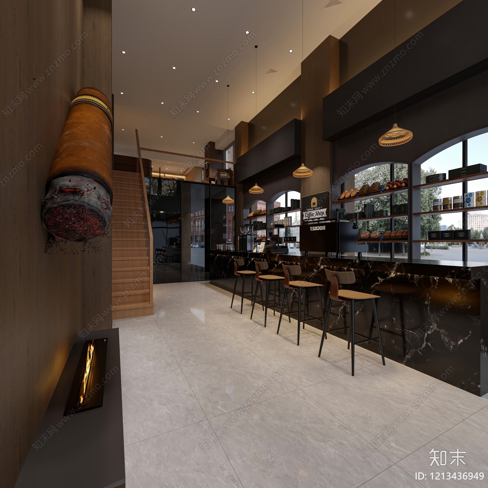 现代简约其他商业空间3D模型下载【ID:1213436949】