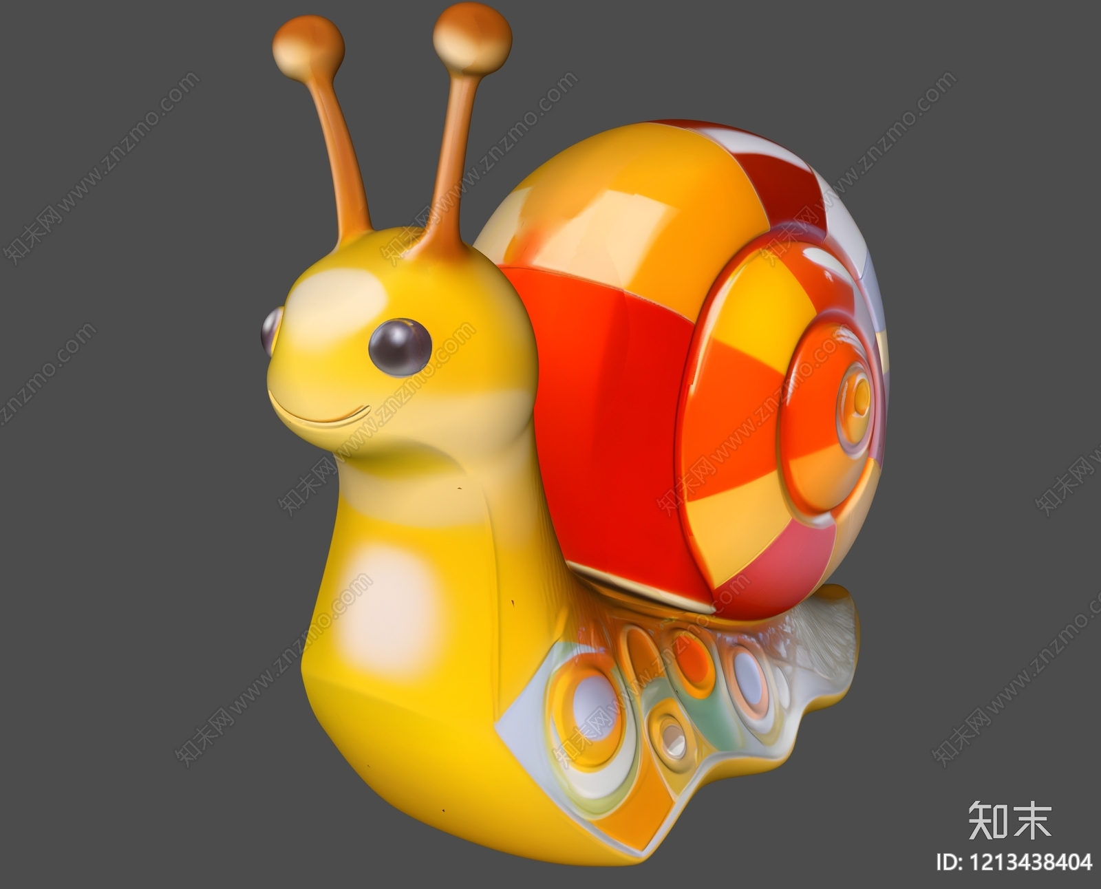 卡通风格爬行动物SU模型下载【ID:1213438404】