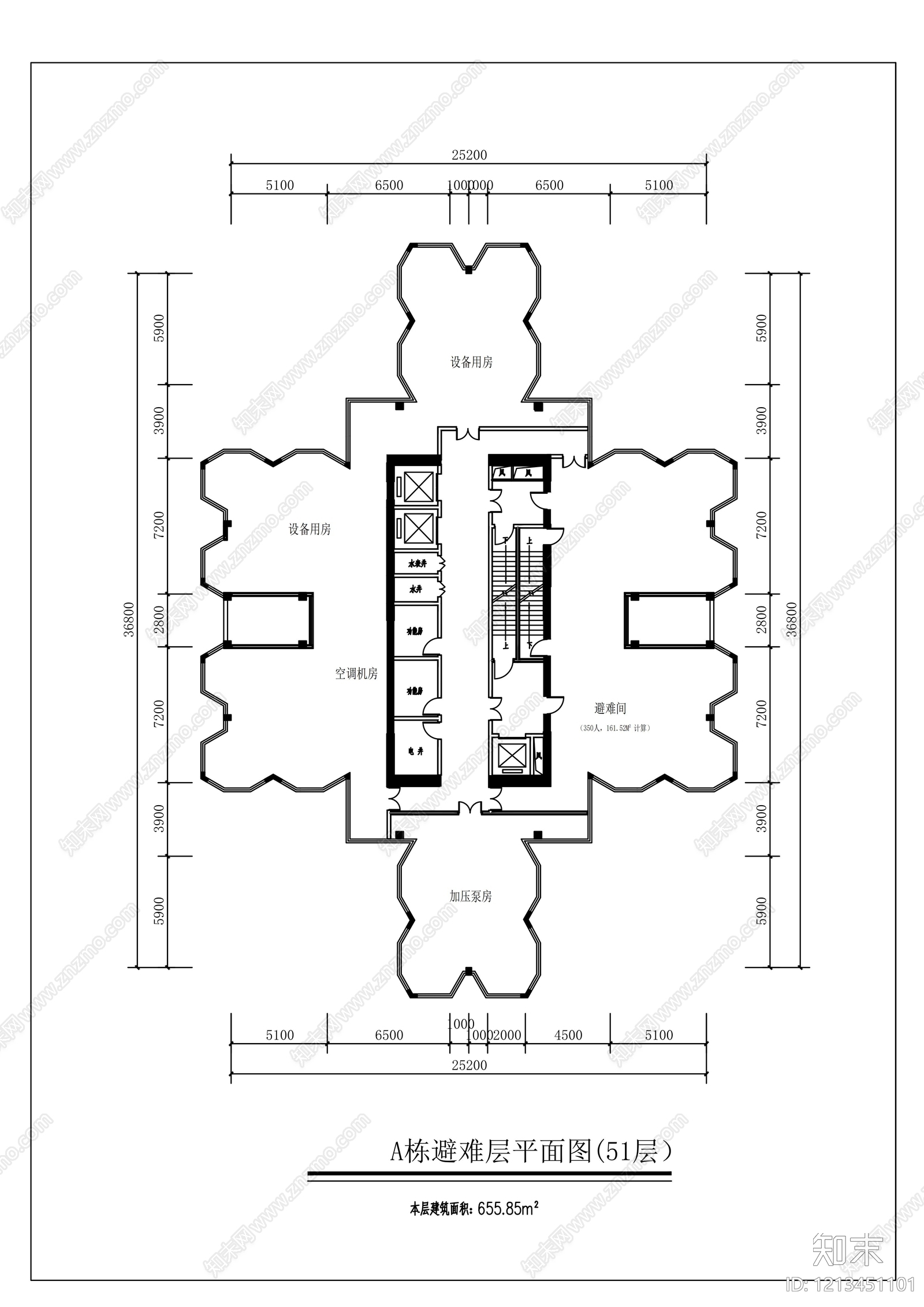 现代酒店建筑施工图下载【ID:1213451101】