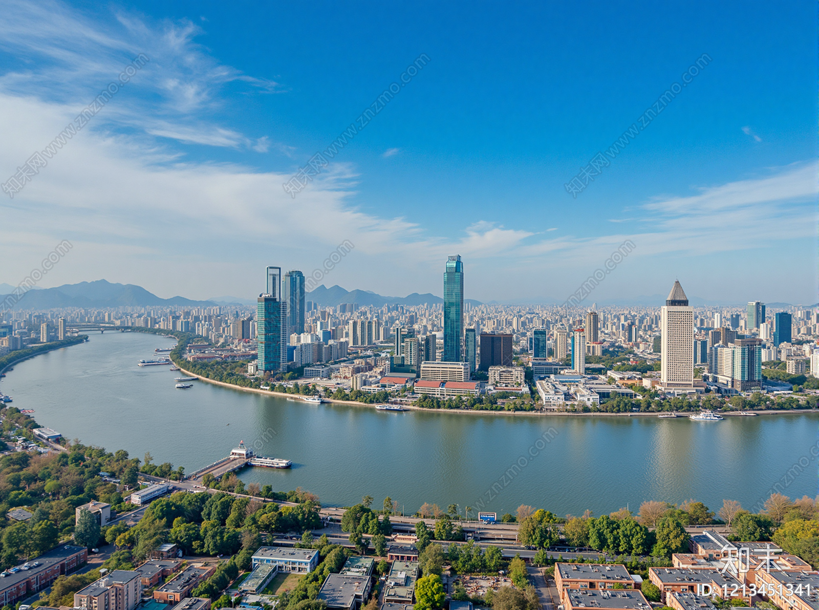 现代城市背景贴图下载【ID:1213451341】