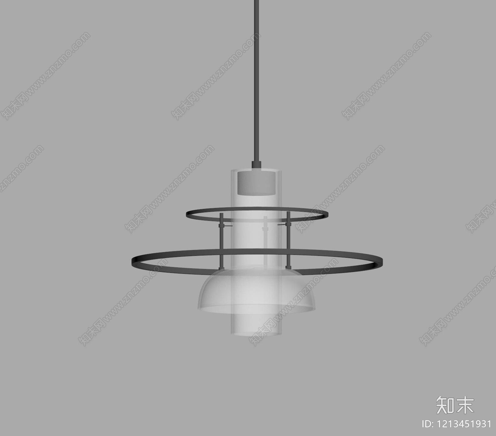 现代简约吊灯SU模型下载【ID:1213451931】