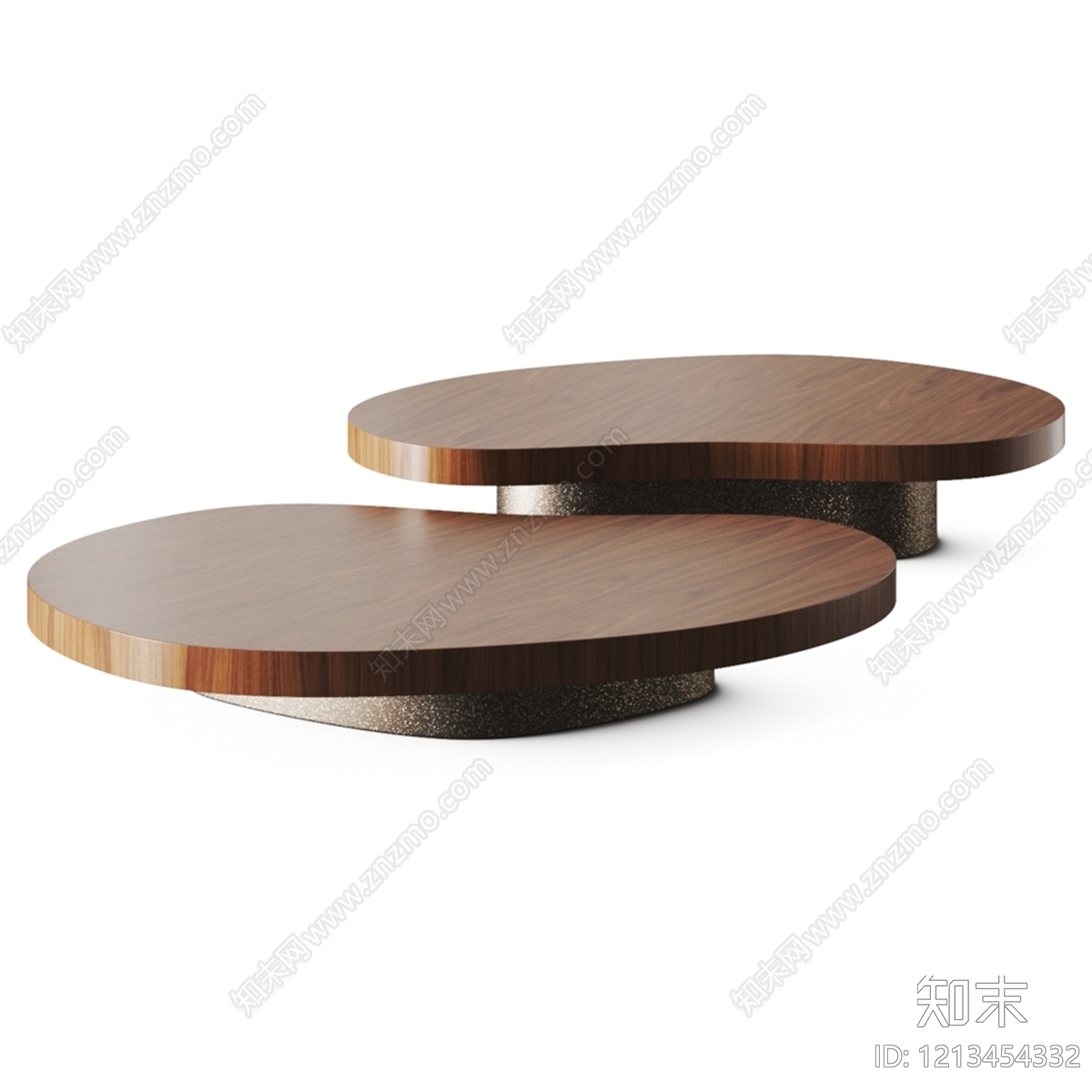 现代简约茶几3D模型下载【ID:1213454332】