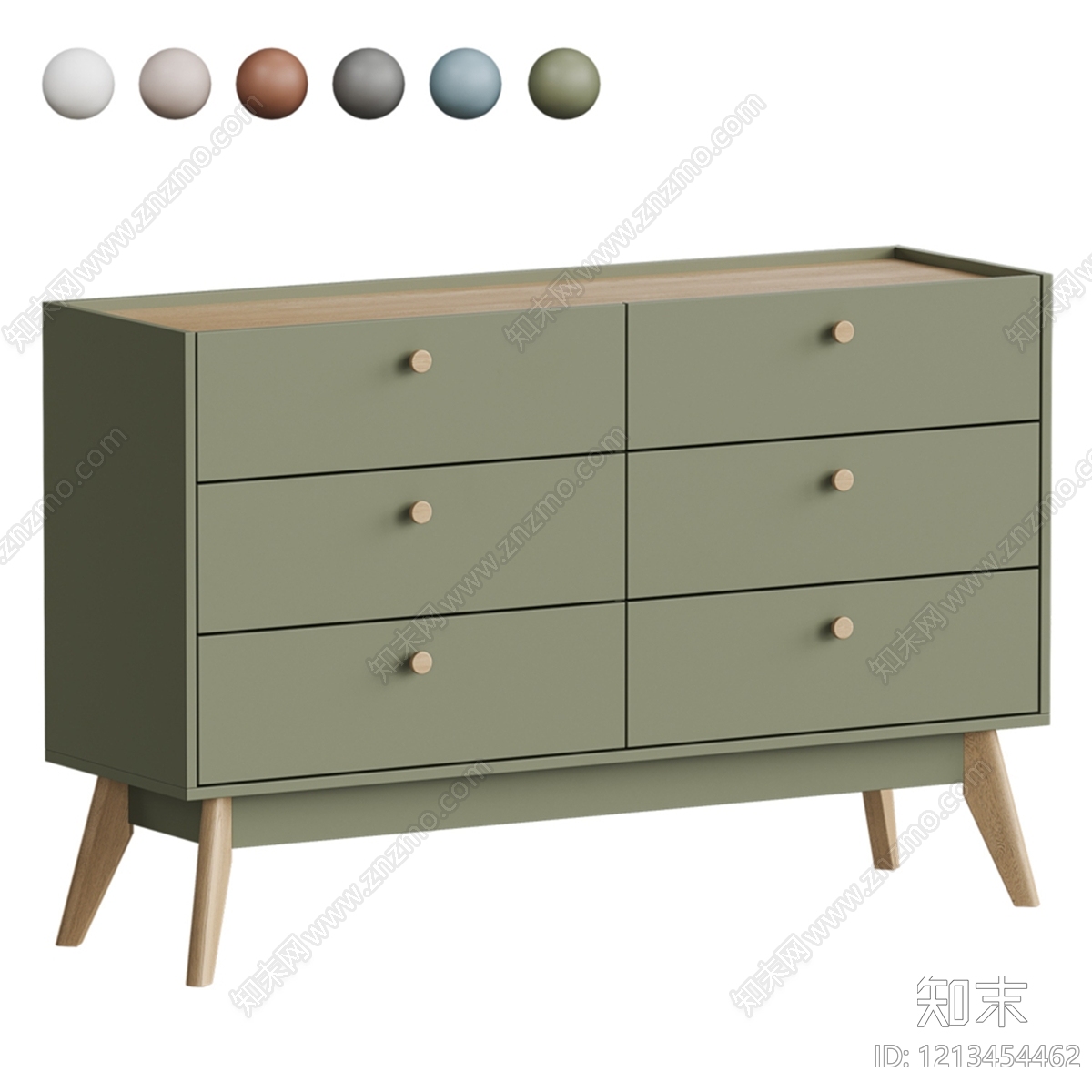 北欧斗柜3D模型下载【ID:1213454462】