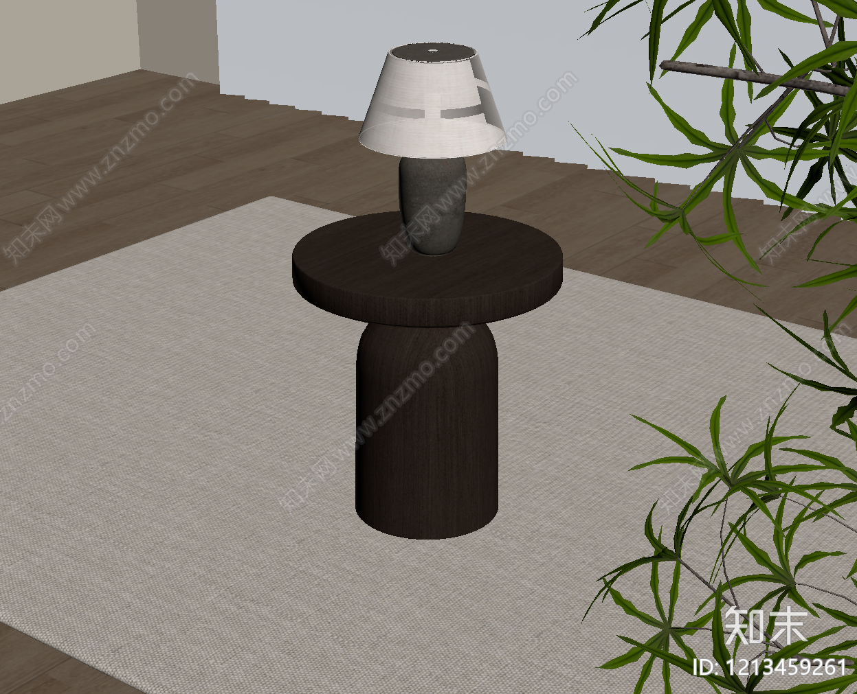 现代简约边几SU模型下载【ID:1213459261】