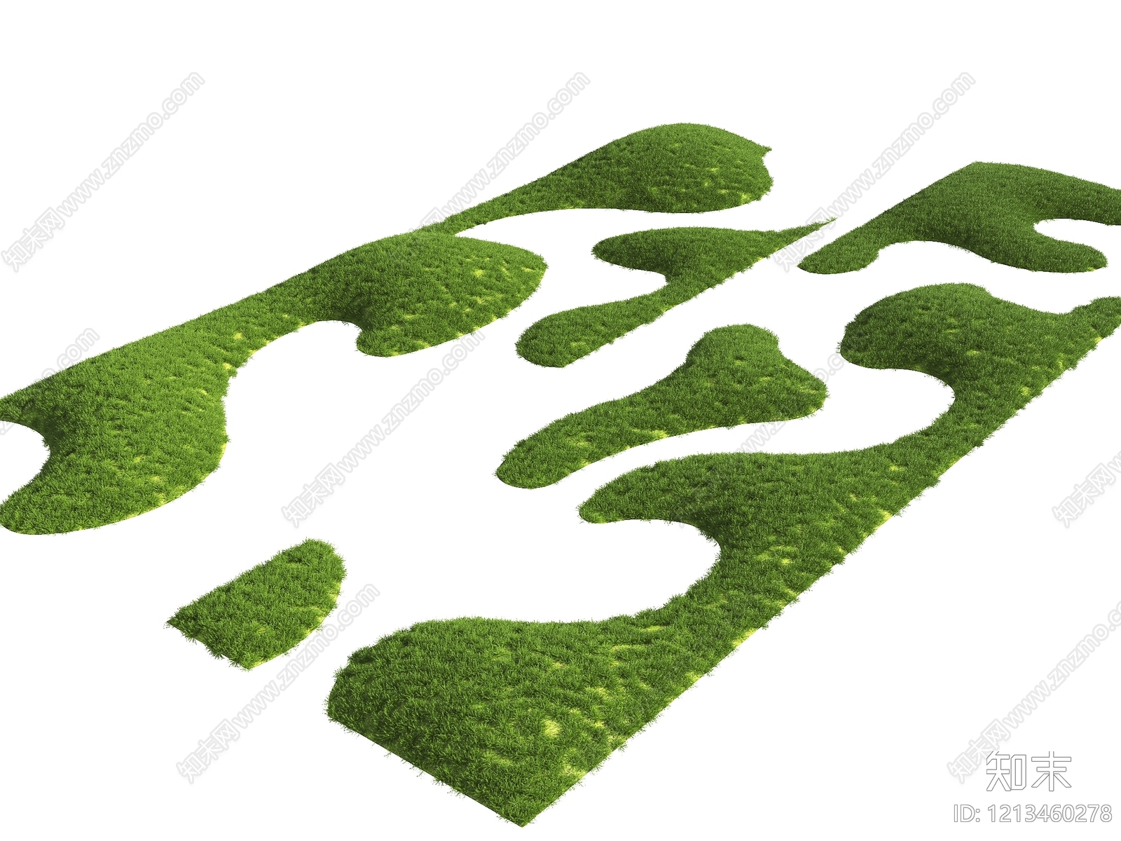 地形化景观设计微地形SU模型下载【ID:1213460278】