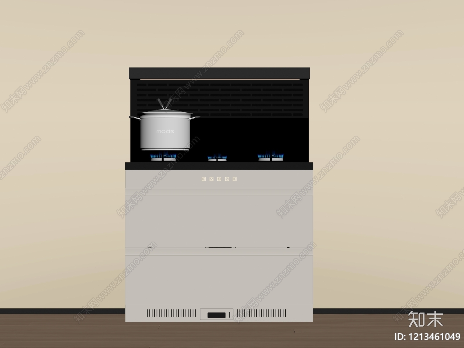 现代简约灶台SU模型下载【ID:1213461049】