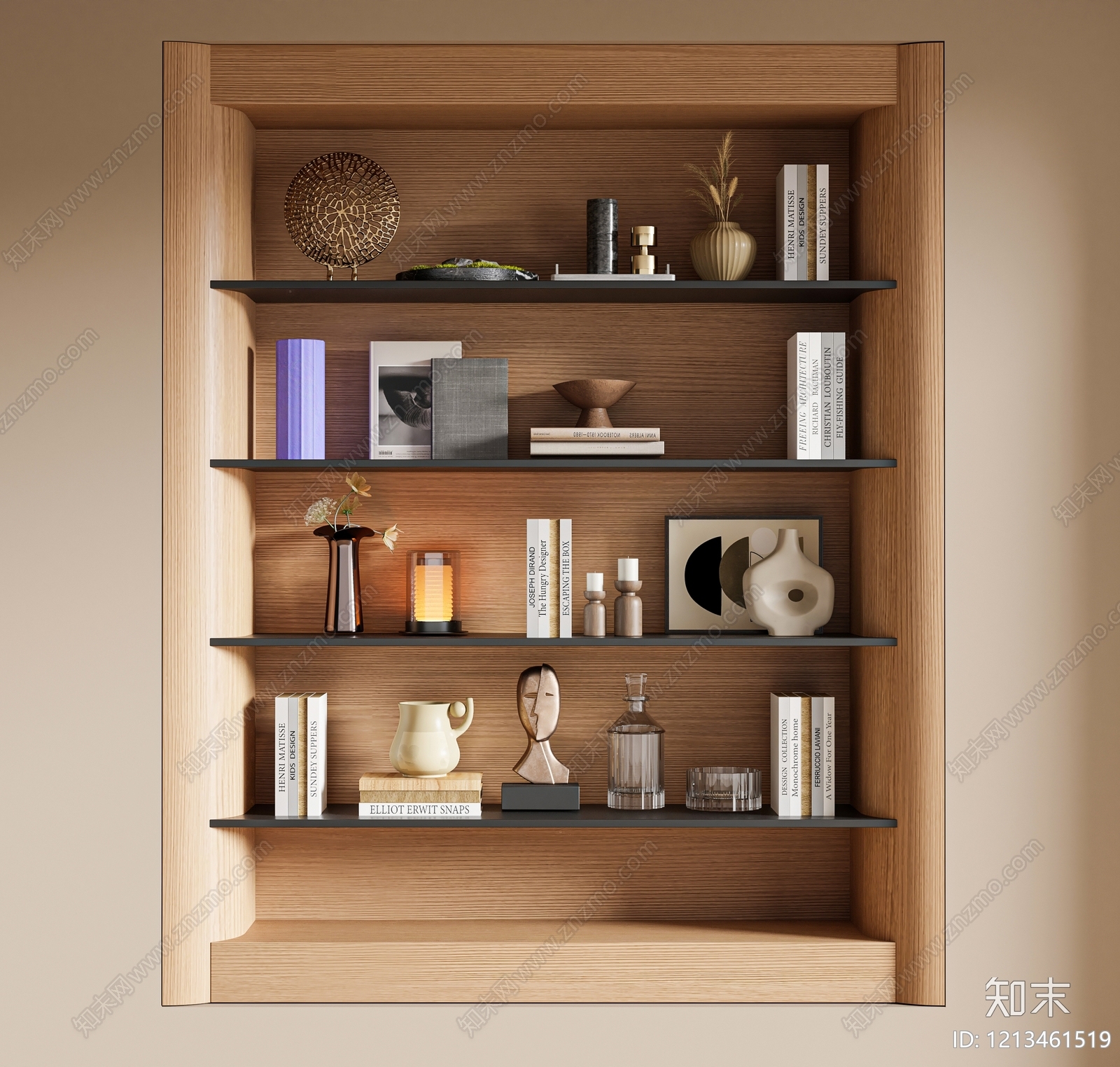 现代简约摆件组合3D模型下载【ID:1213461519】