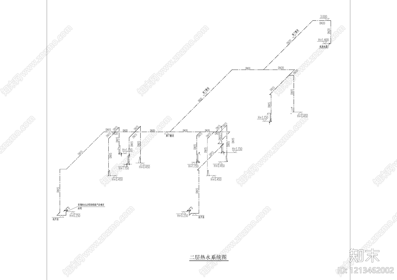 其他给排水cad施工图下载【ID:1213462002】