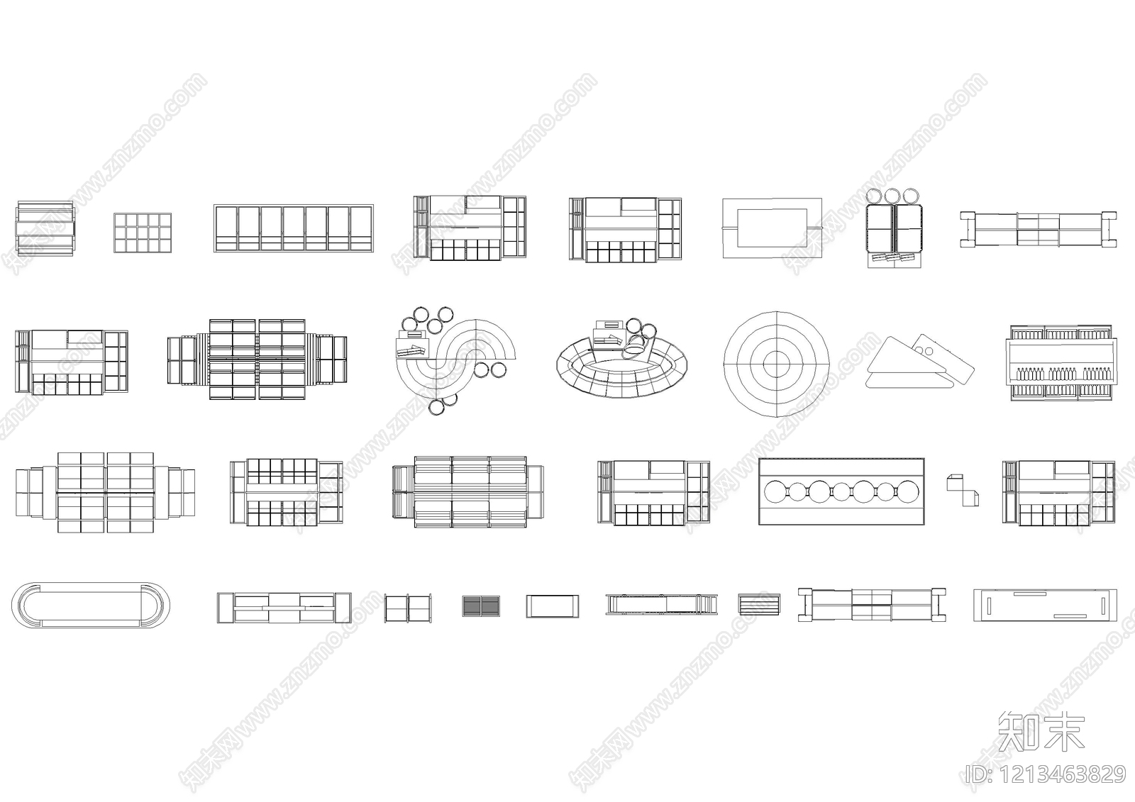 工装综合图库施工图下载【ID:1213463829】