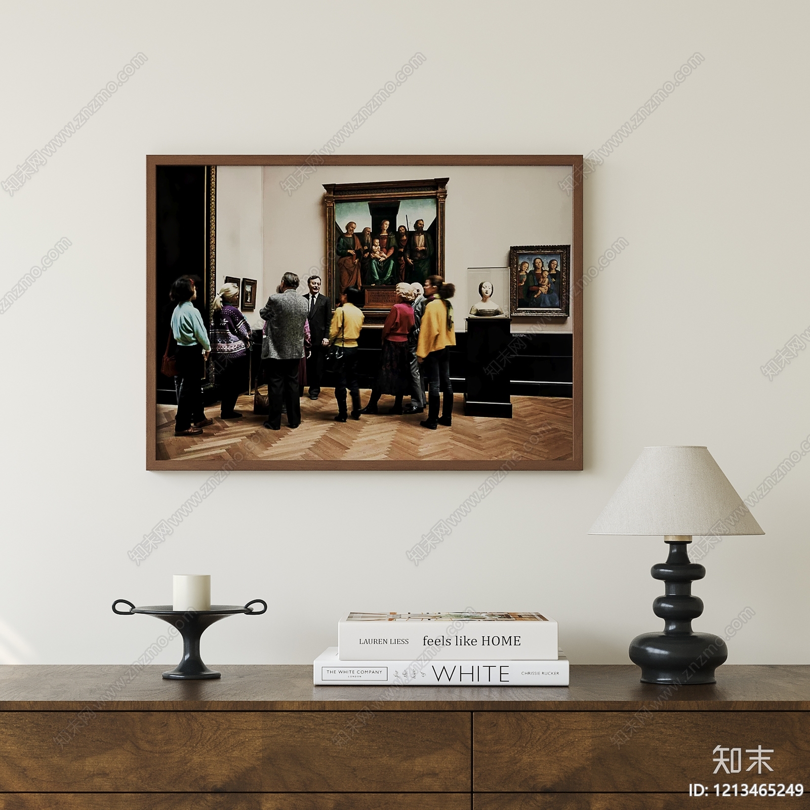 中古风挂画SU模型下载【ID:1213465249】