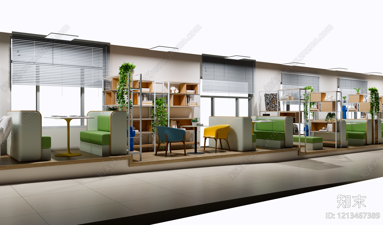 现代简约家具展厅SU模型下载【ID:1213467389】