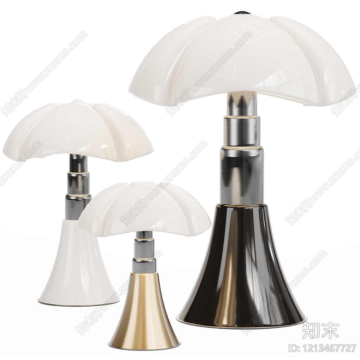现代简约台灯3D模型下载【ID:1213467727】