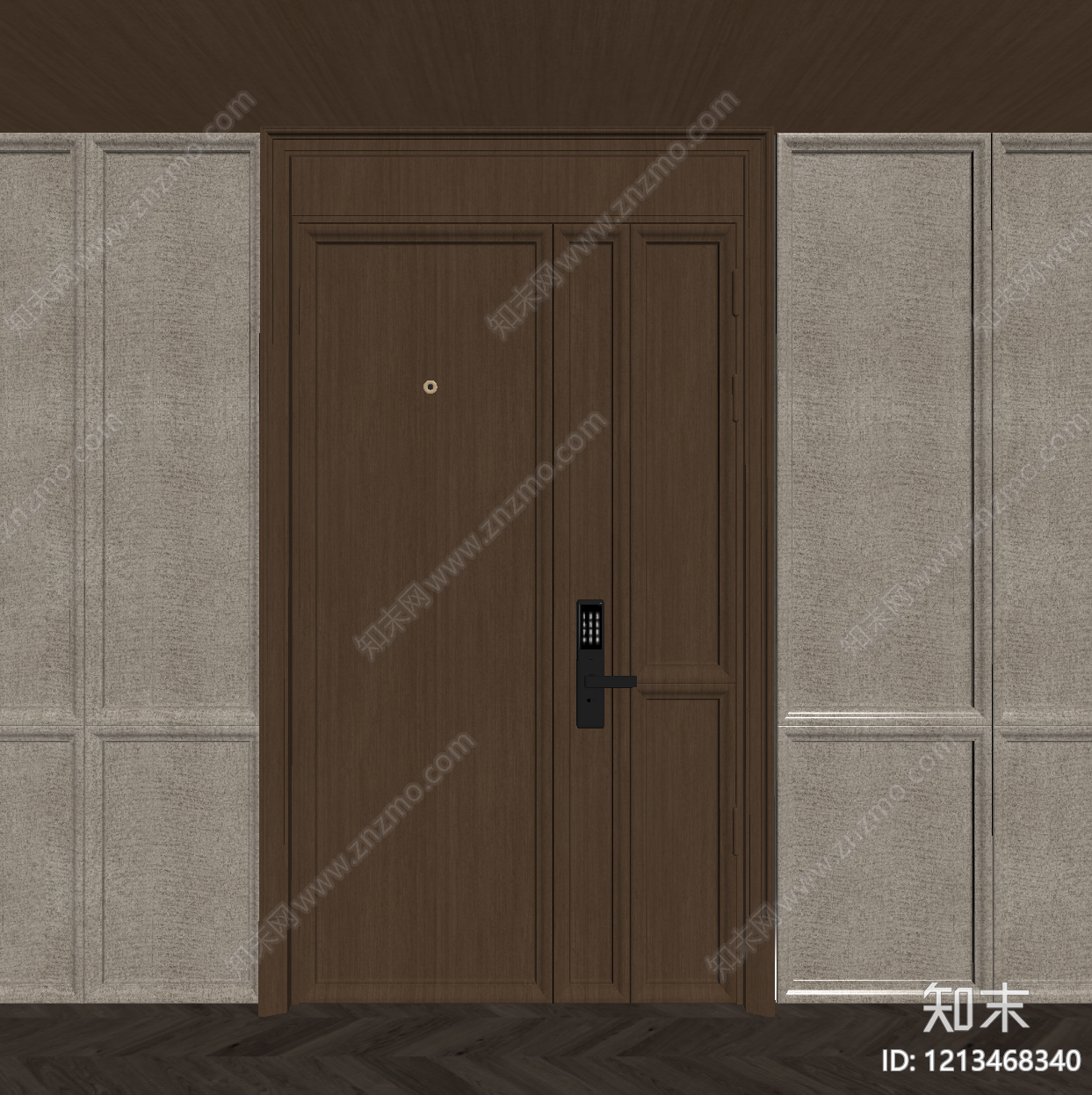 现代简约其他门SU模型下载【ID:1213468340】