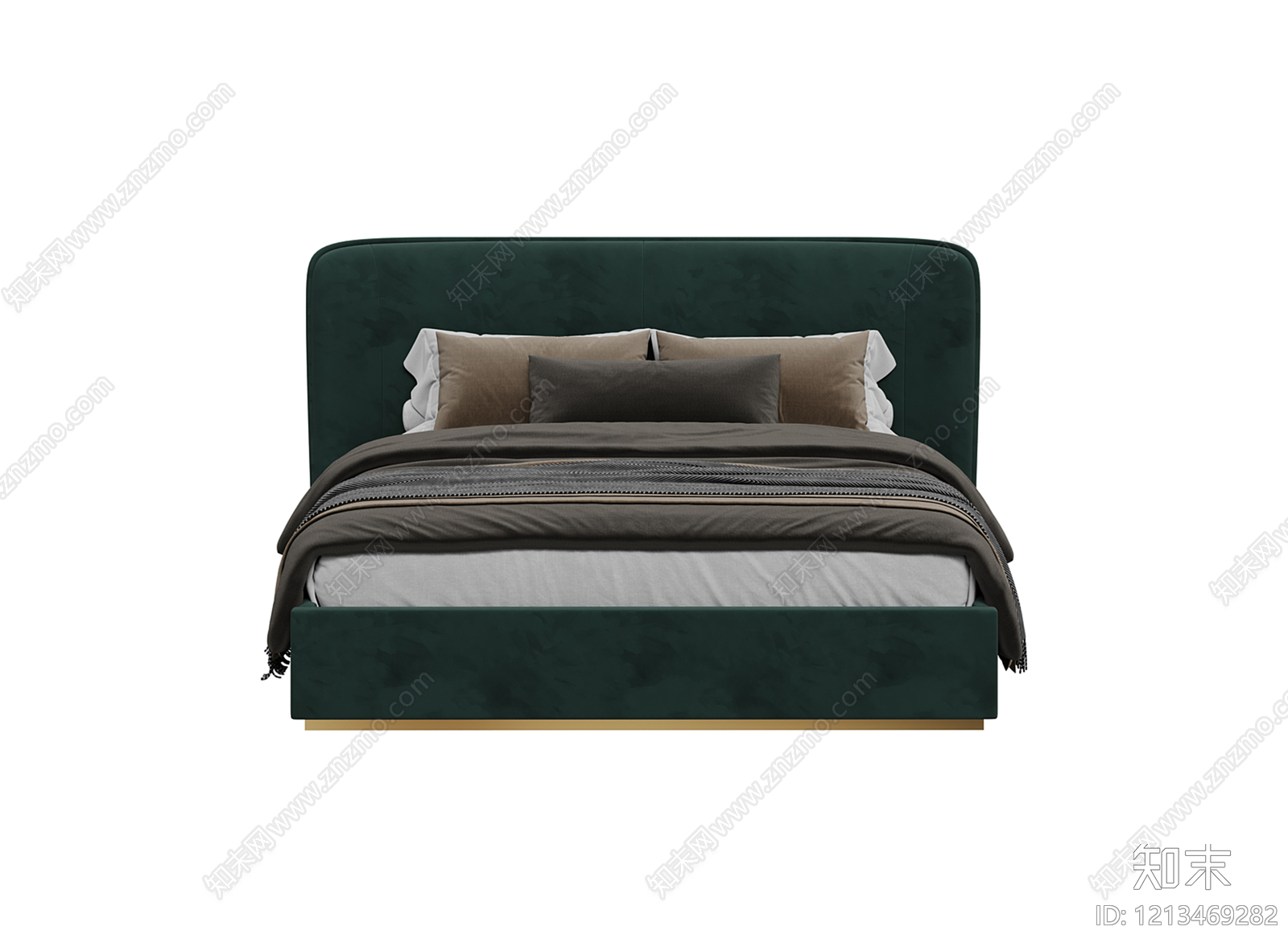 意式轻奢按摩床3D模型下载【ID:1213469282】