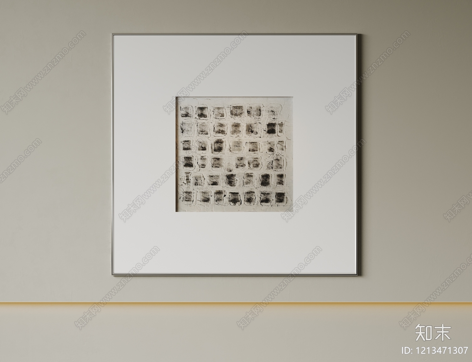 极简挂画SU模型下载【ID:1213471307】