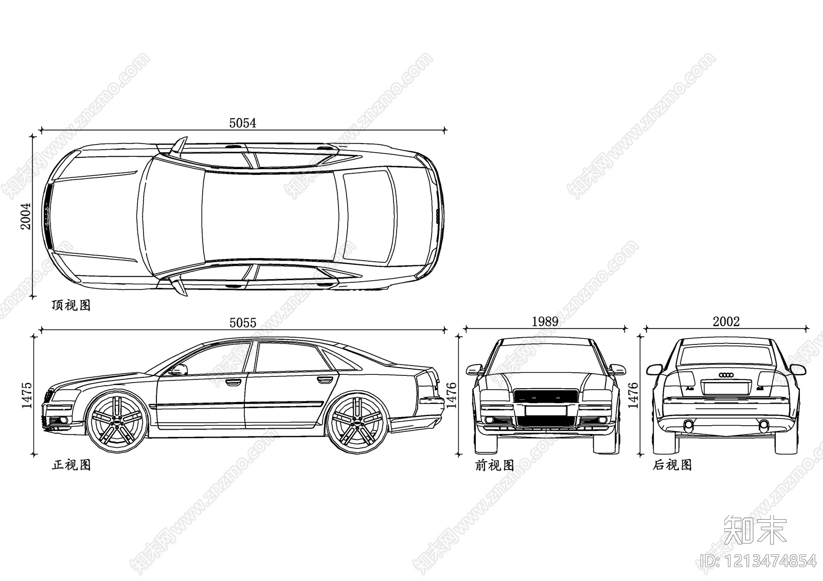 现代交通工具图库施工图下载【ID:1213474854】