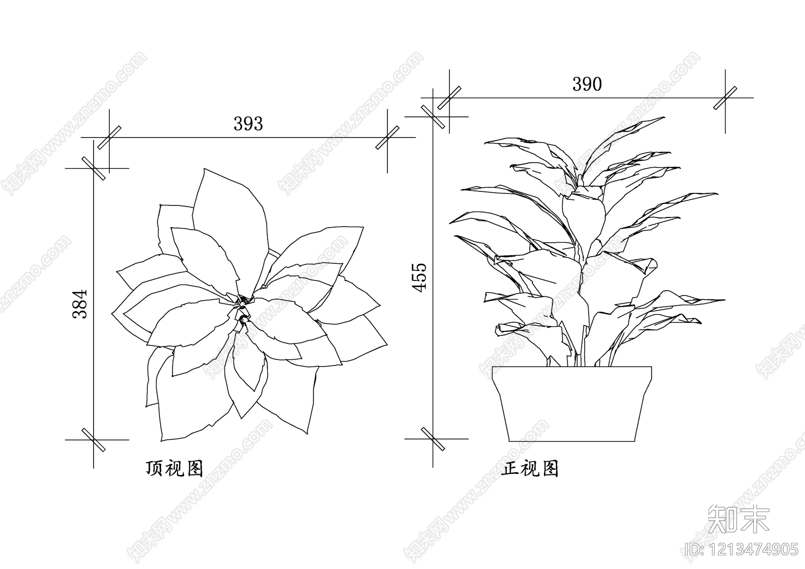 现代绿植施工图下载【ID:1213474905】