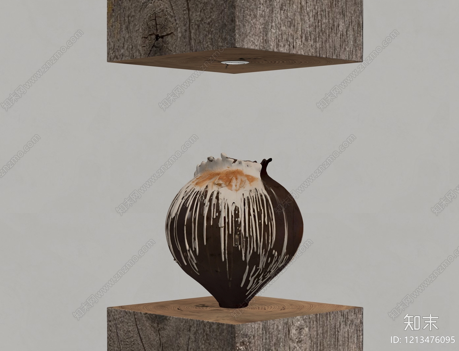 侘寂花瓶SU模型下载【ID:1213476095】